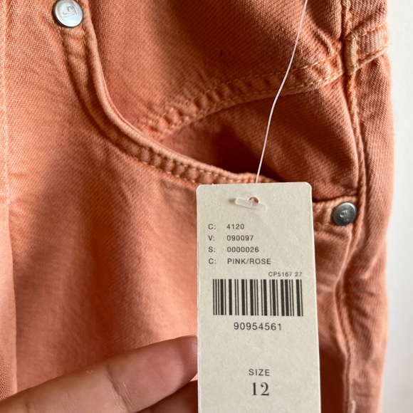 NWT Anthropologie PILCRO Pink/Rose Cotton-Lyocell Pleated Micro Denim Skirt 12 - Picture 9 of 16